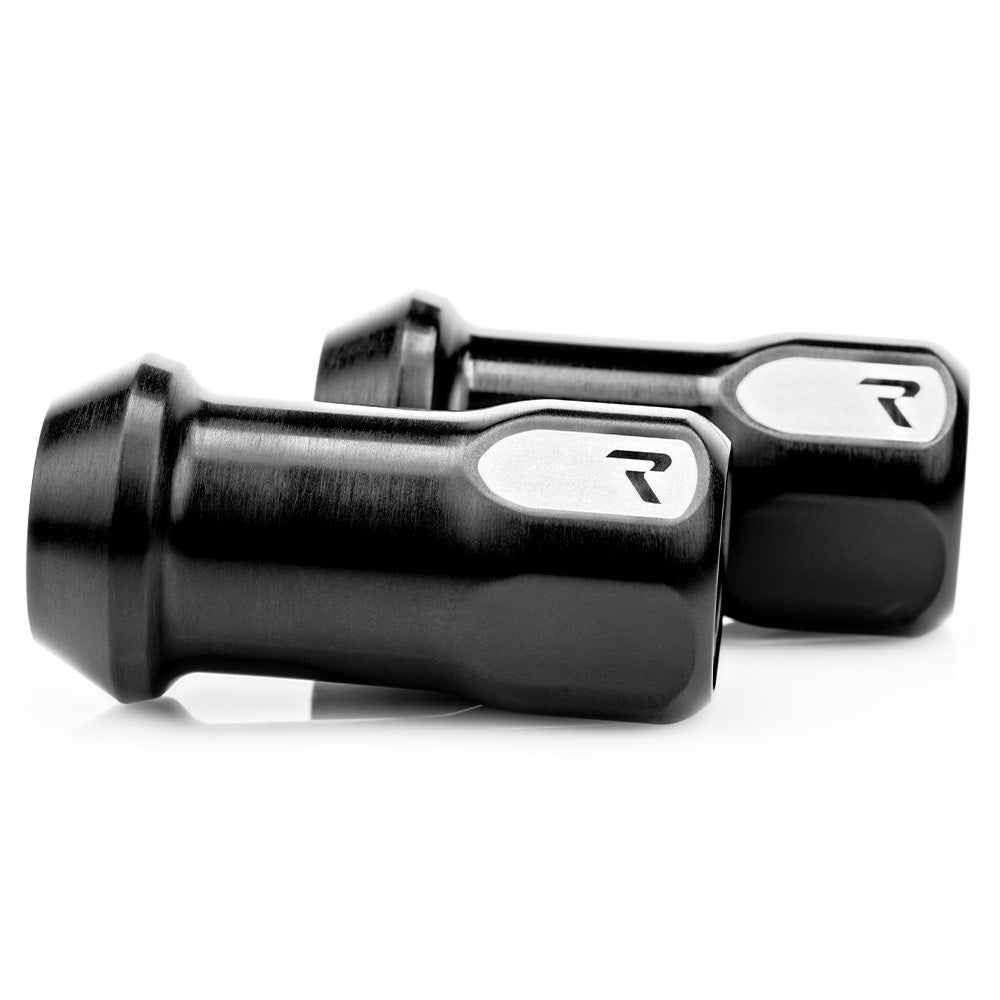 TNS-2 Titanium Lug Nut Set - Brushed Black - M12x1.5mm