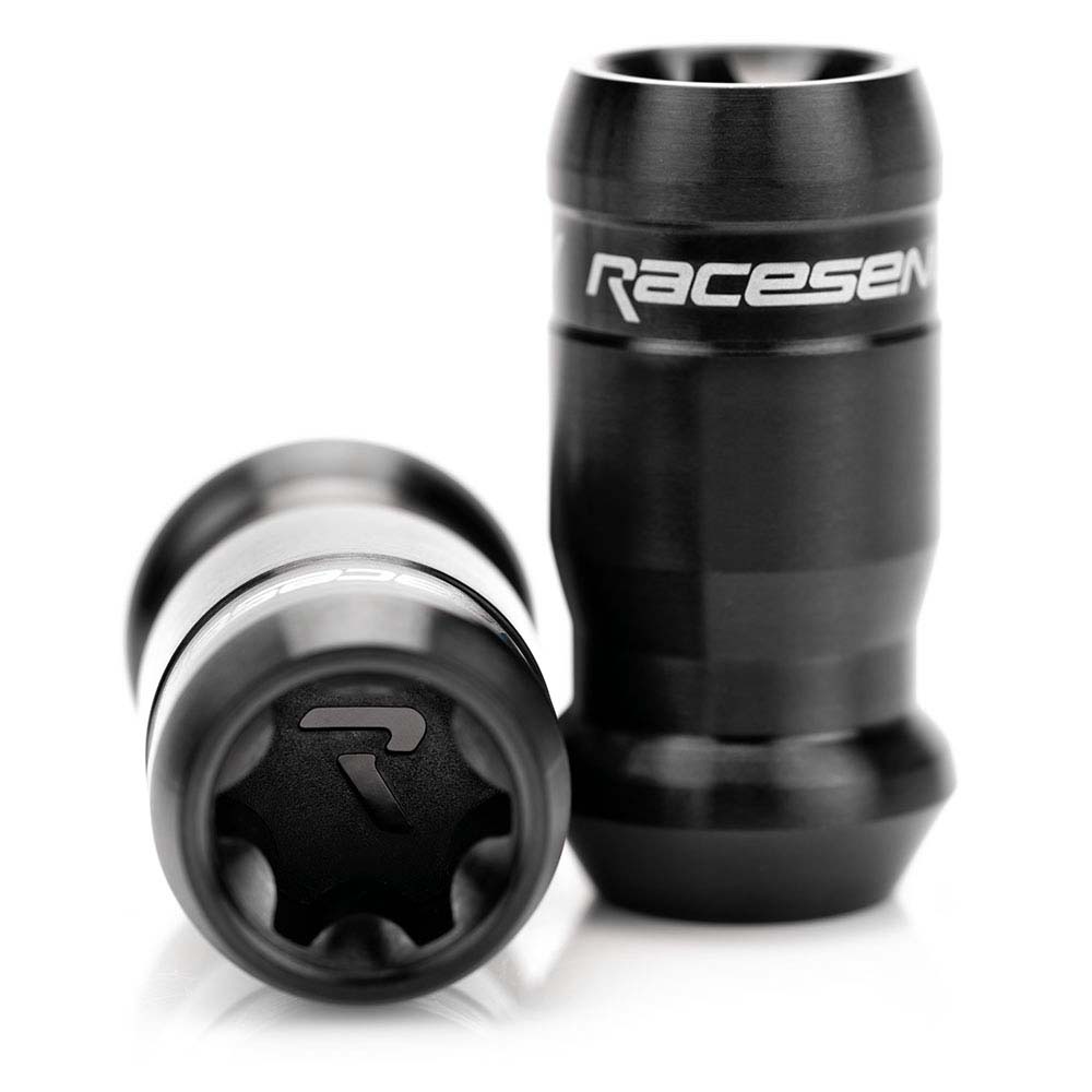 TNR-1 Titanium Lug Nut Set - Brushed Black - M12x1.25mm