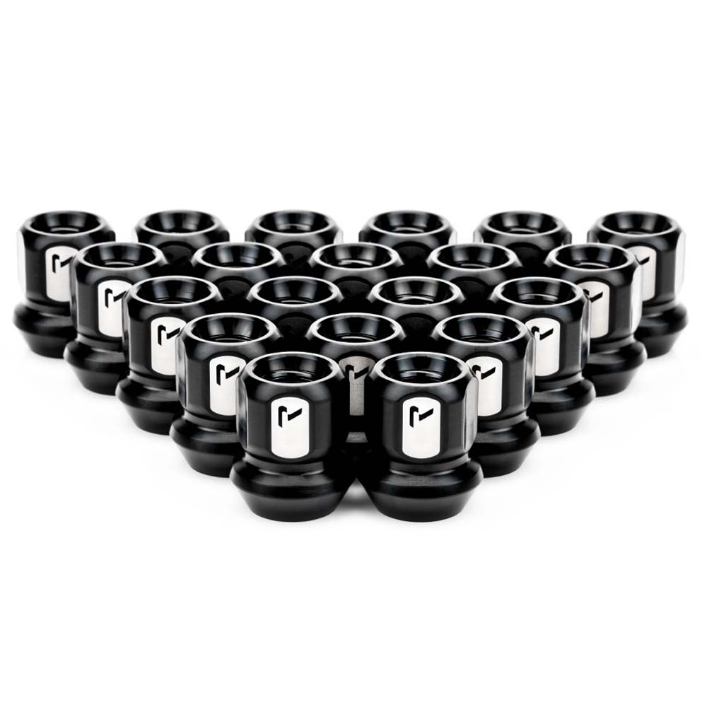 TNS-1 Titanium Lug Nut Set - Brushed Black - M14x1.5mm